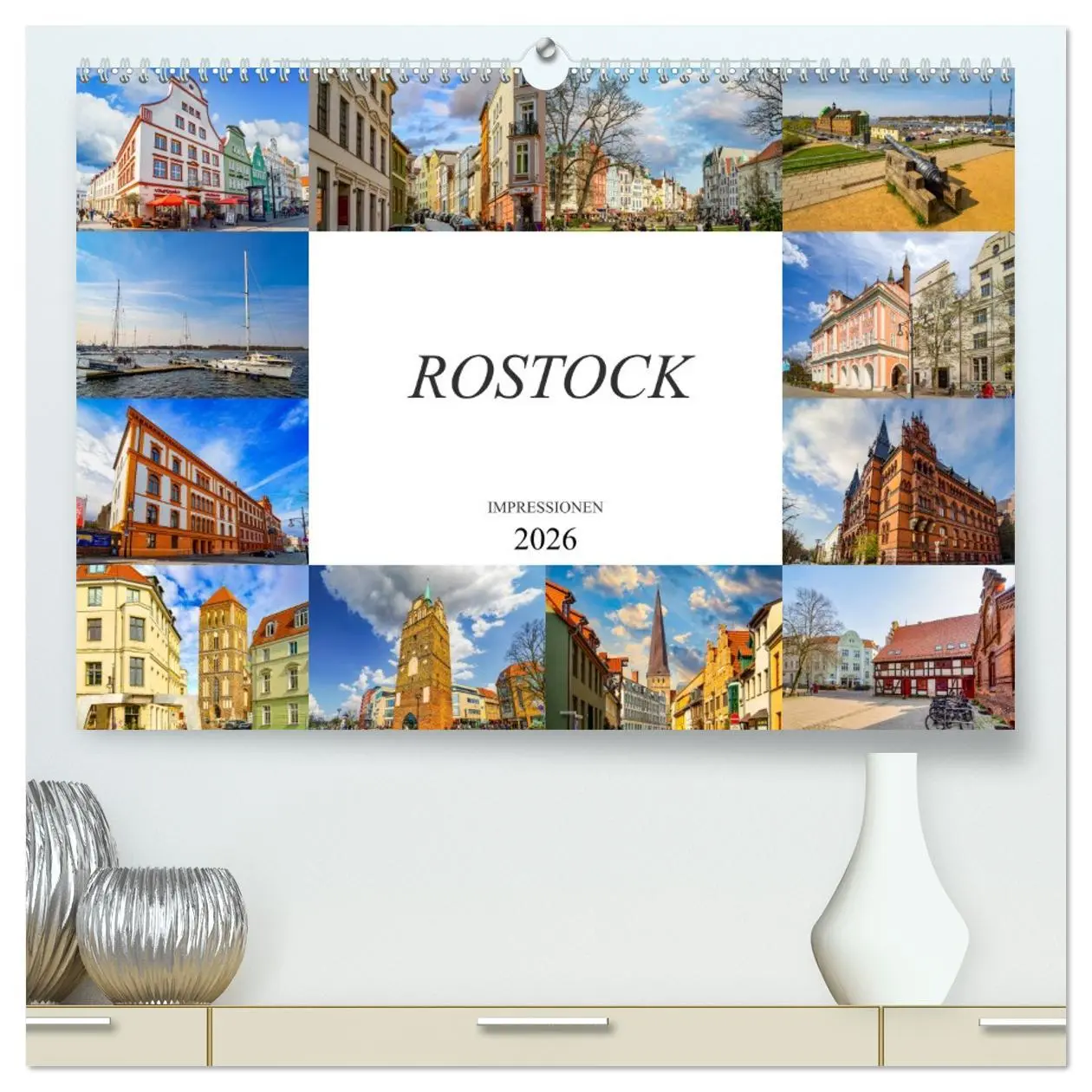 Cover: 9783457695869 | Rostock Impressionen (hochwertiger Premium Wandkalender 2026 DIN A2...
