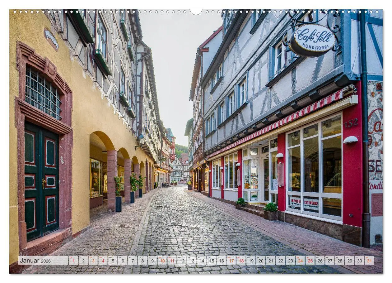 Bild: 9783457765869 | Miltenberg Impressionen (Wandkalender 2026 DIN A2 quer), CALVENDO...