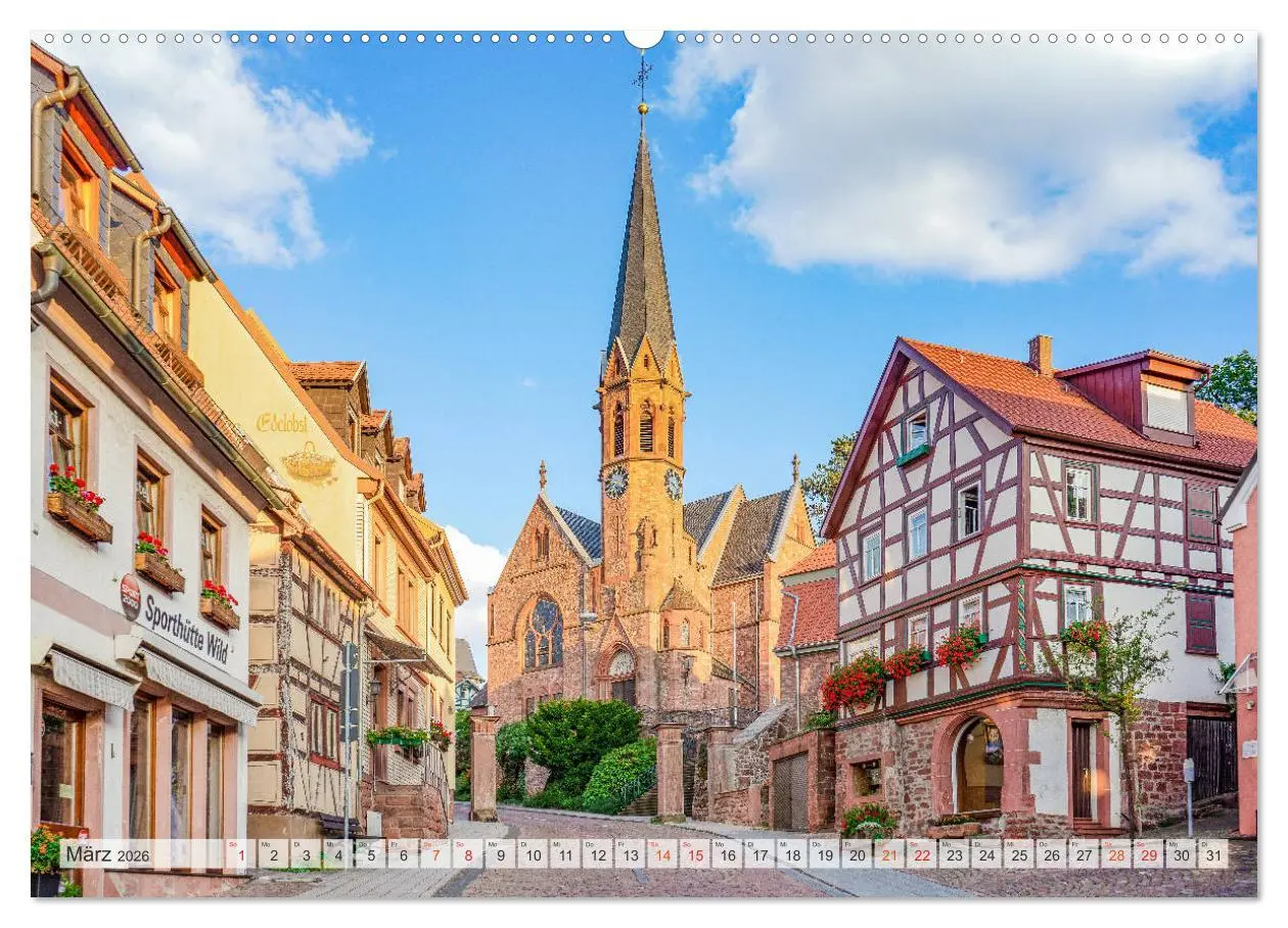 Bild: 9783457765869 | Miltenberg Impressionen (Wandkalender 2026 DIN A2 quer), CALVENDO...