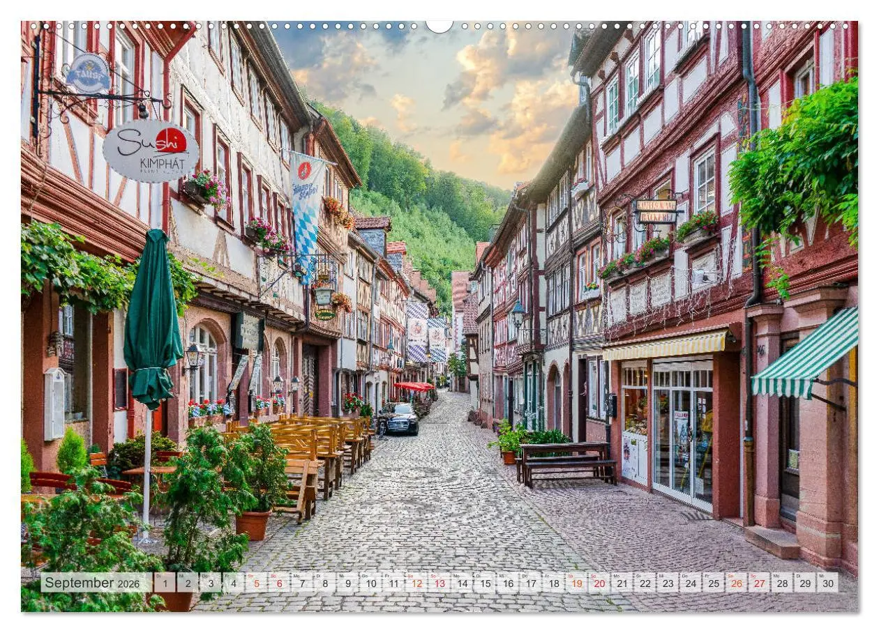 Bild: 9783457765869 | Miltenberg Impressionen (Wandkalender 2026 DIN A2 quer), CALVENDO...
