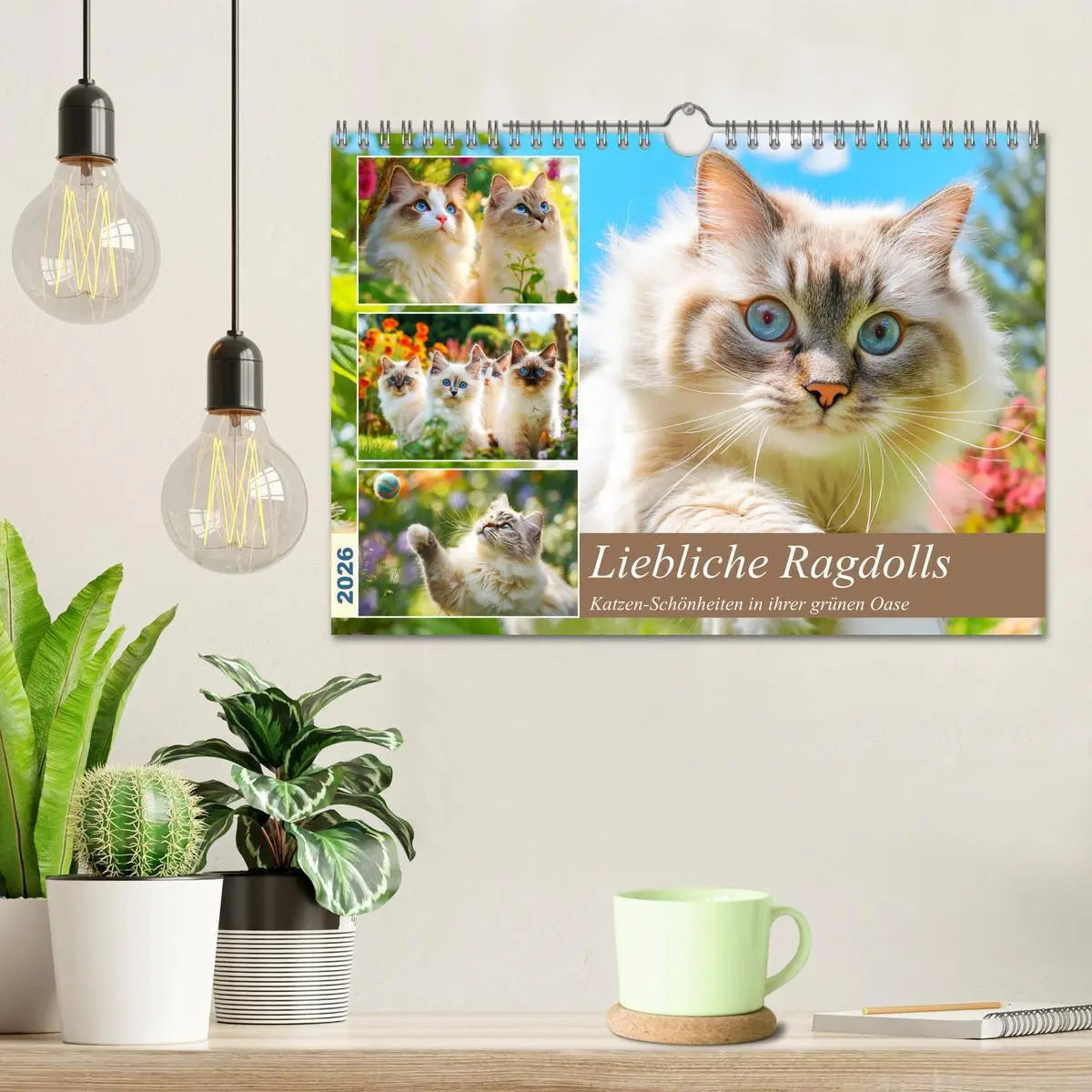 Bild: 9783516095869 | Liebliche Ragdolls. Katzen-Schönheiten in ihrer grünen Oase...