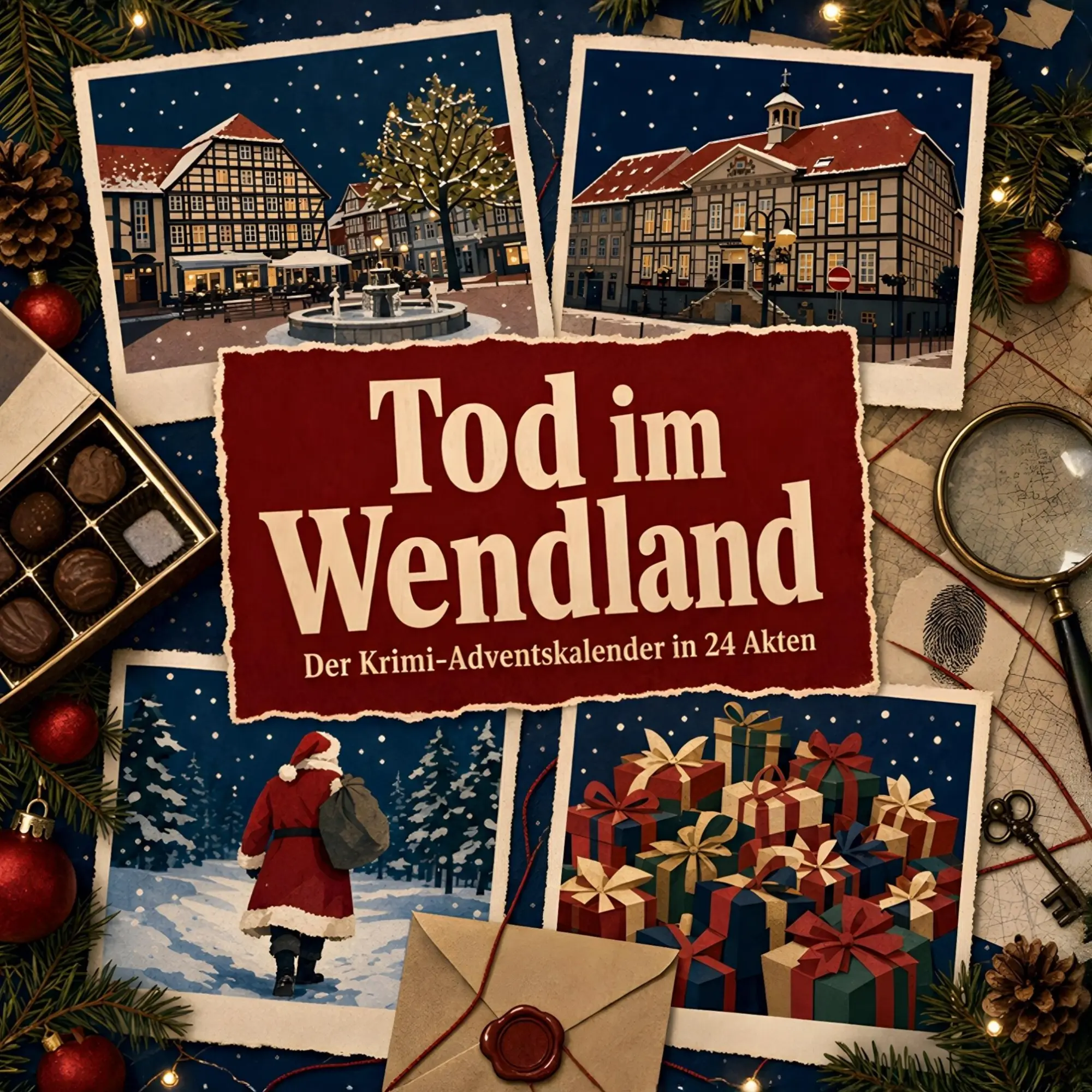 Cover: 9783696115869 | Tod im Wendland | Der Krimi-Adventskalender in 24 Akten | Emil Weber