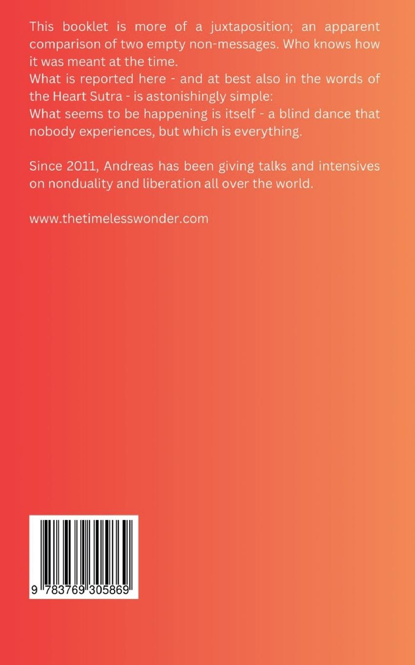 Rückseite: 9783769305869 | Emptiness is Form, Form is Emptiness | Andreas Müller | Taschenbuch