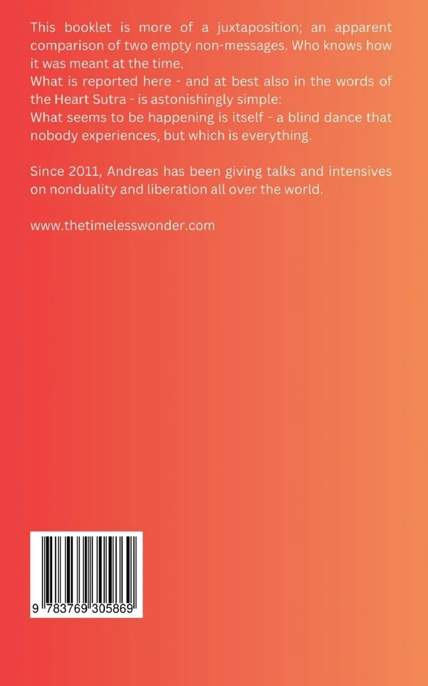 Rückseite: 9783769305869 | Emptiness is Form, Form is Emptiness | Andreas Müller | Taschenbuch