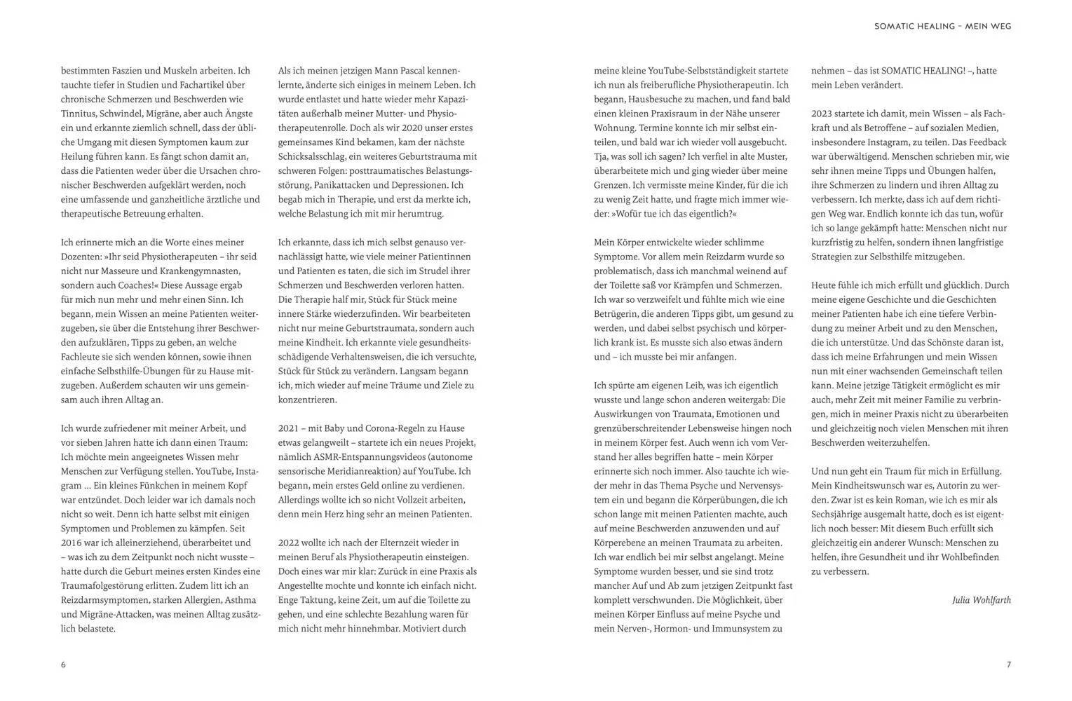 Bild: 9783833895869 | Somatic Healing | Julia Wohlfarth | Taschenbuch | 192 S. | Deutsch