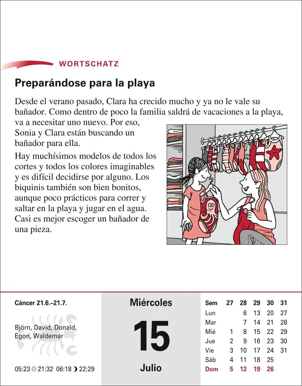 Bild: 9783840035869 | Spanisch Sprachkalender 2026 - Spanisch lernen leicht gemacht -...