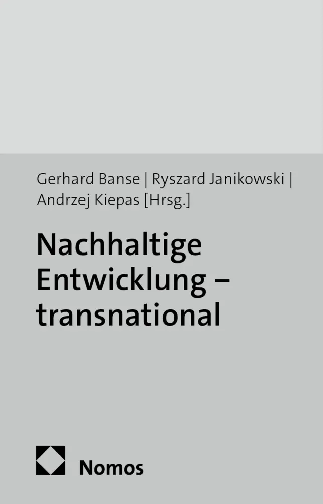 Cover: 9783894045869 | Nachhaltige Entwicklung - transnational | Gerhard Banse (u. a.) | Buch