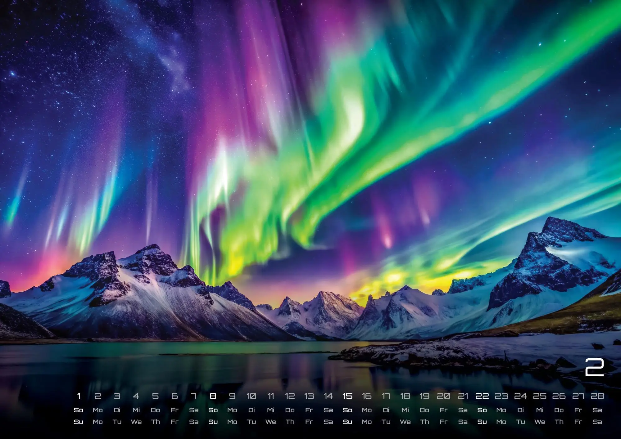 Bild: 9783986735869 | Polarlichter - grandiose Naturschauspiele - 2026 - Kalender DIN A3