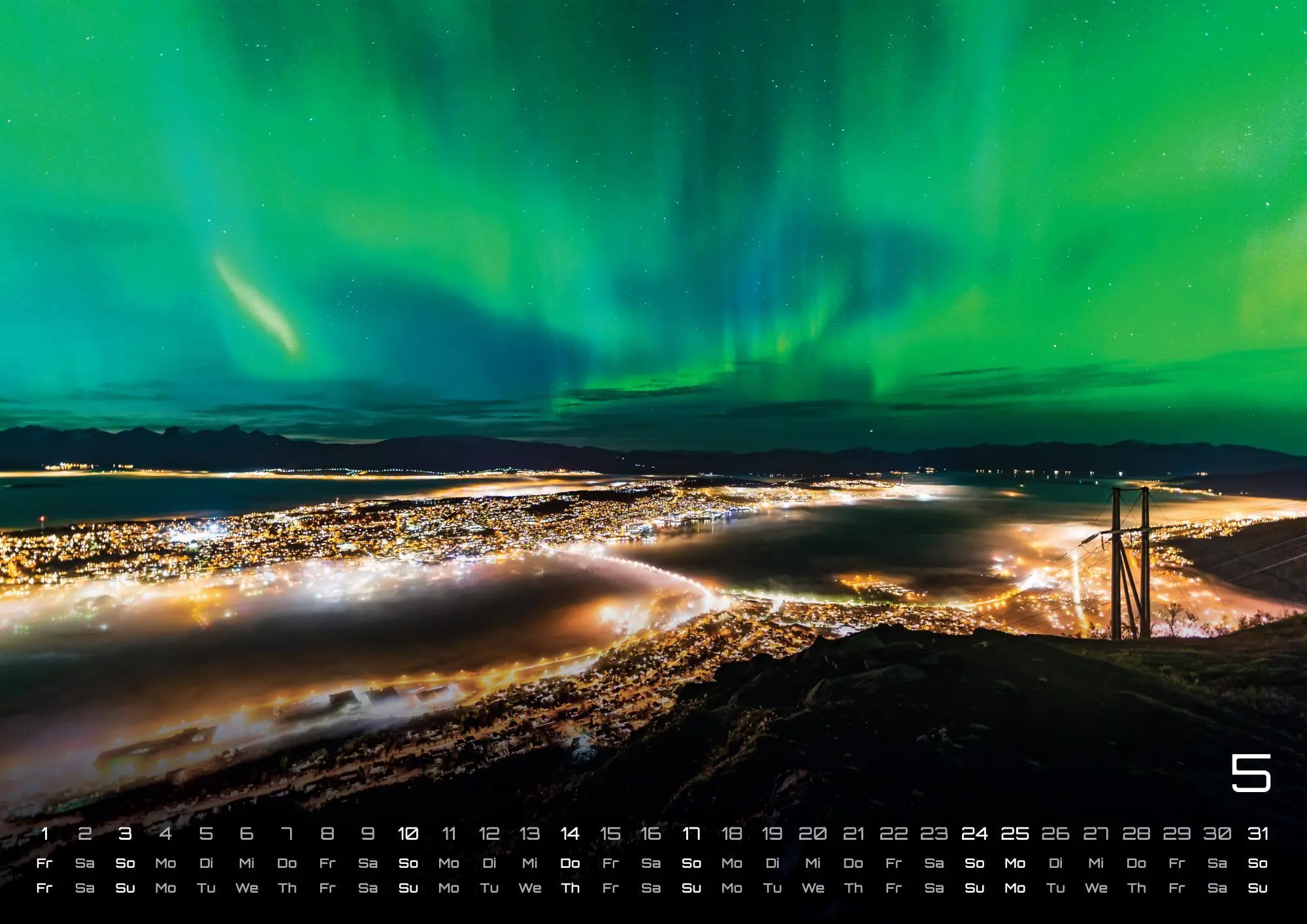 Bild: 9783986735869 | Polarlichter - grandiose Naturschauspiele - 2026 - Kalender DIN A3