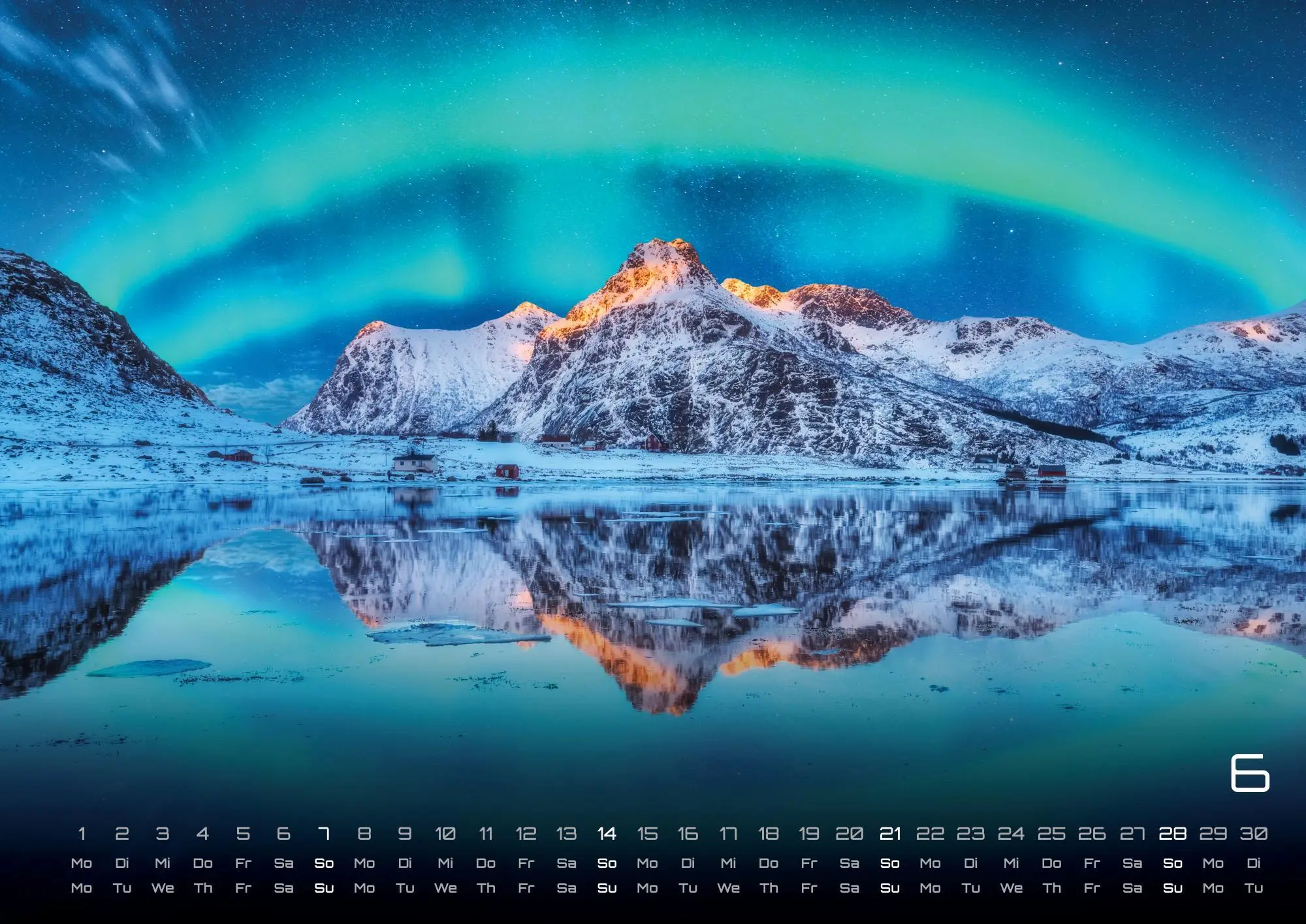 Bild: 9783986735869 | Polarlichter - grandiose Naturschauspiele - 2026 - Kalender DIN A3