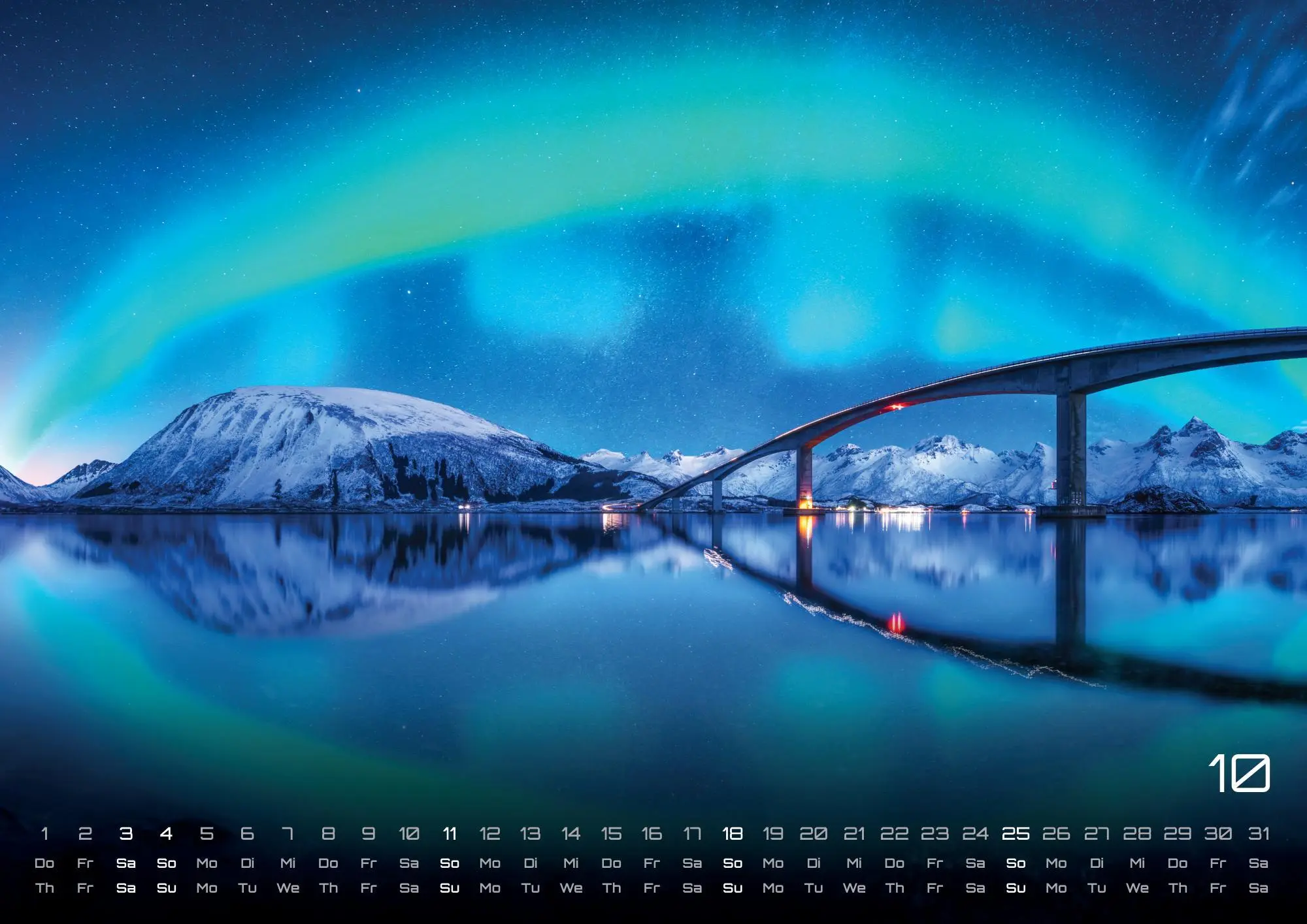 Bild: 9783986735869 | Polarlichter - grandiose Naturschauspiele - 2026 - Kalender DIN A3