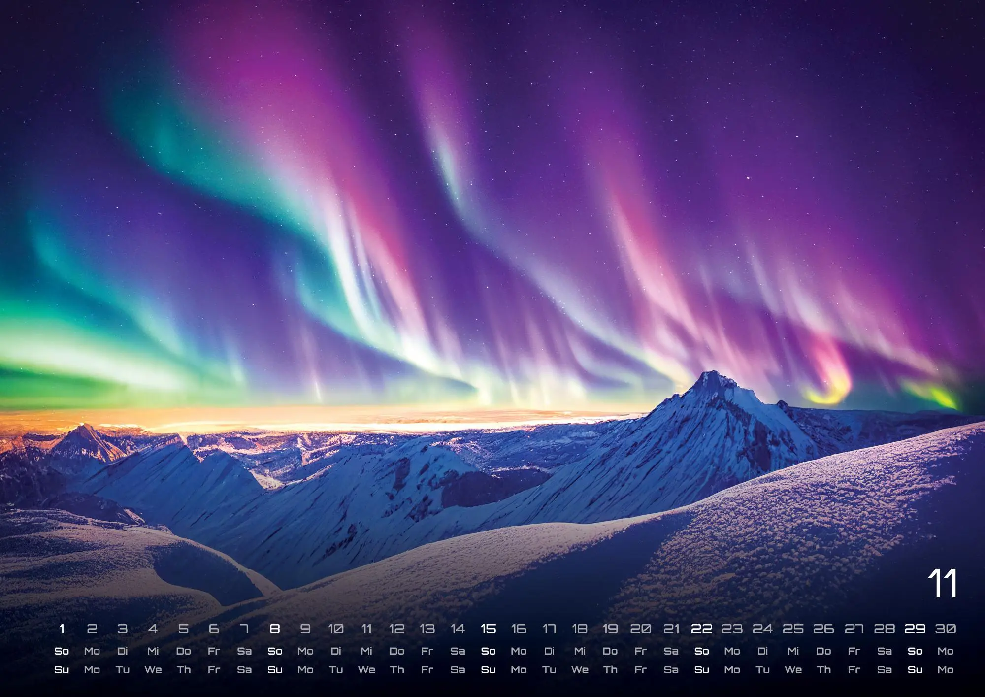 Bild: 9783986735869 | Polarlichter - grandiose Naturschauspiele - 2026 - Kalender DIN A3