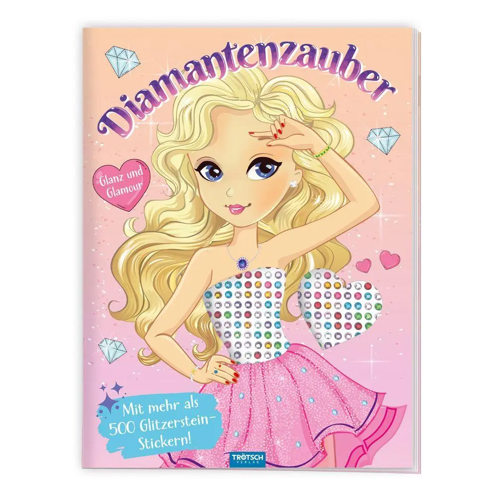 Cover: 9783988025869 | TRÖTSCH - Stickermalbuch Diamantenzauber Glanz und Glamour | KG | 2025