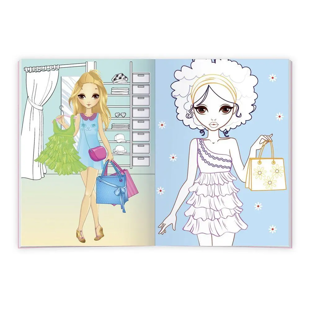 Bild: 9783988025869 | TRÖTSCH - Stickermalbuch Diamantenzauber Glanz und Glamour | KG | 2025