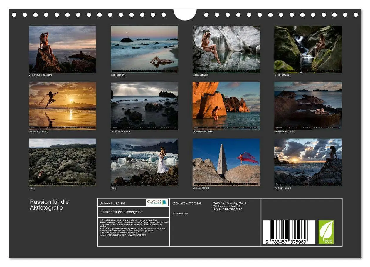 Bild: 9783457375969 | Passion für die Aktfotografie (Wandkalender 2026 DIN A4 quer),...