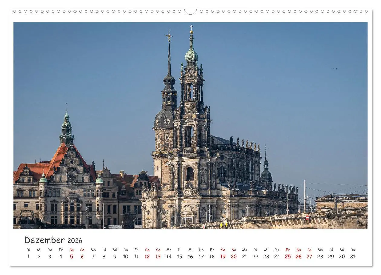 Bild: 9783457515969 | Dresdens barocke Altstadt (hochwertiger Premium Wandkalender 2026...