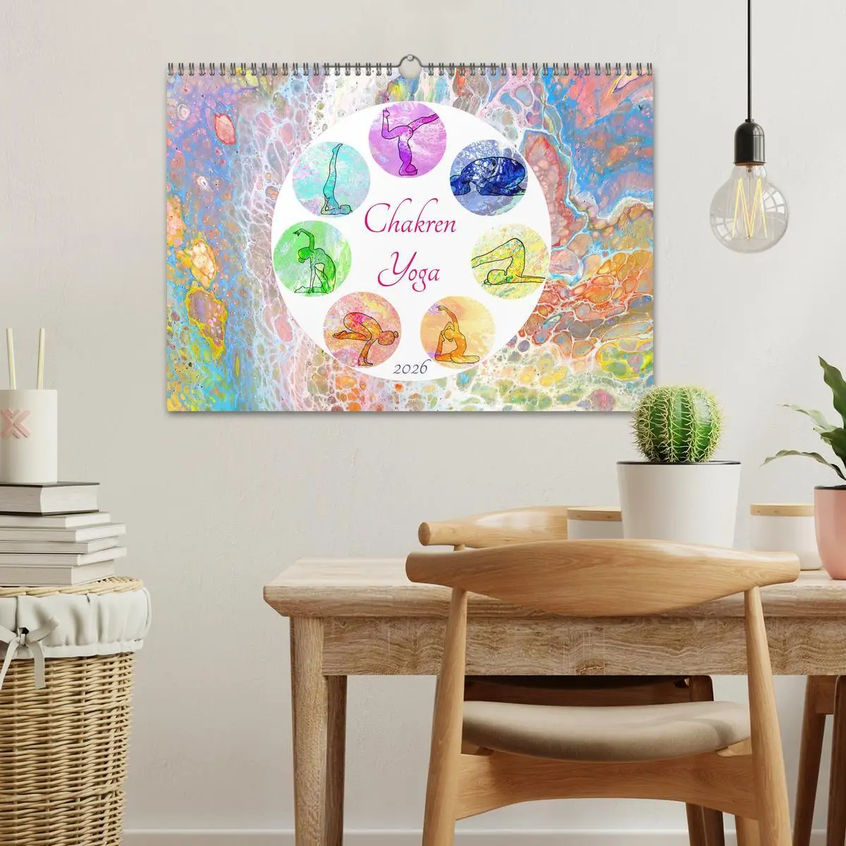 Bild: 9783457685969 | Chakren Yoga (Wandkalender 2026 DIN A3 quer), CALVENDO Monatskalender
