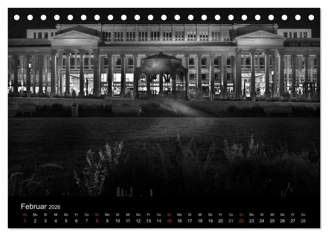 Bild: 9783516085969 | Stuttgart bei Nacht (Tischkalender 2026 DIN A5 quer), CALVENDO...