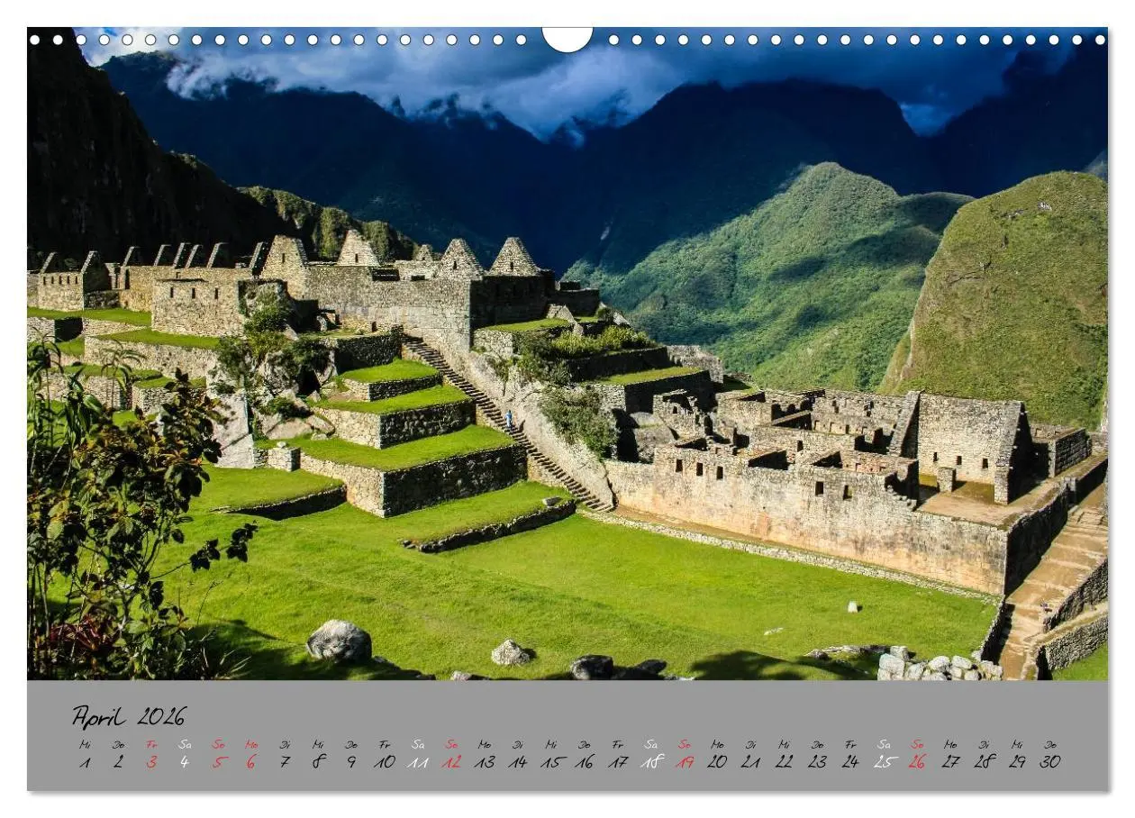 Bild: 9783516155969 | Peru 2026 (Wandkalender 2026 DIN A3 quer), CALVENDO Monatskalender