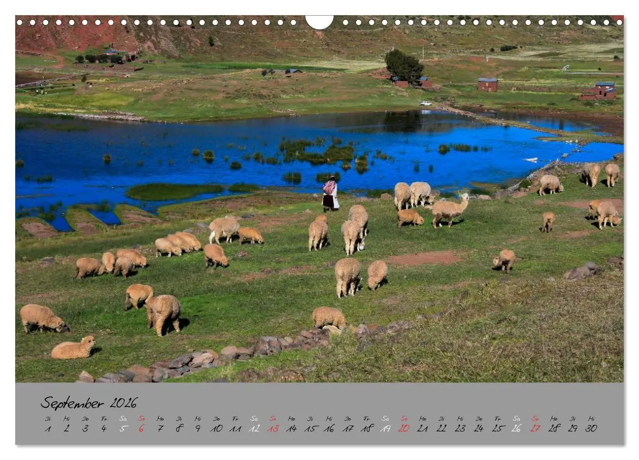 Bild: 9783516155969 | Peru 2026 (Wandkalender 2026 DIN A3 quer), CALVENDO Monatskalender