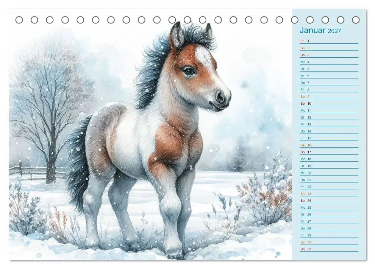 Bild: 9783516775969 | Süße Tierbabys - niedliche Illustrationen (Tischkalender 2027 DIN...