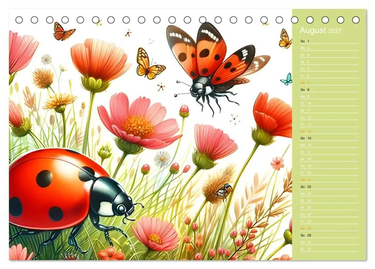 Bild: 9783516775969 | Süße Tierbabys - niedliche Illustrationen (Tischkalender 2027 DIN...