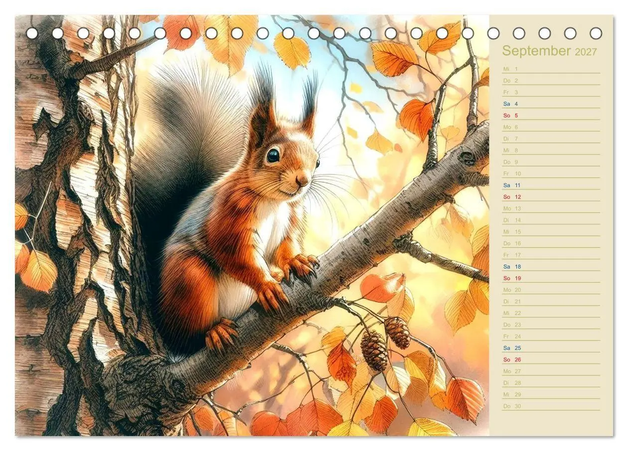 Bild: 9783516775969 | Süße Tierbabys - niedliche Illustrationen (Tischkalender 2027 DIN...