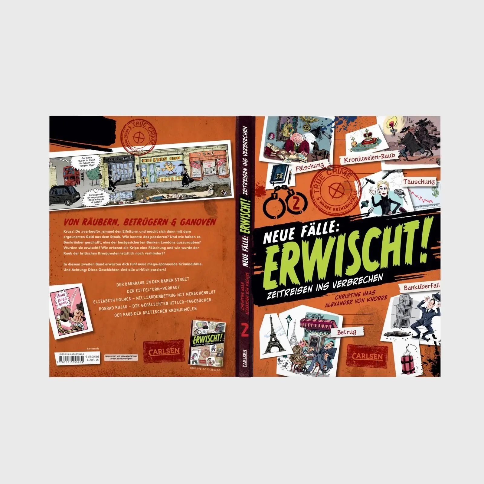 Bild: 9783551255969 | Erwischt! - Neue Fälle | Christine Haas | Buch | 80 S. | Deutsch