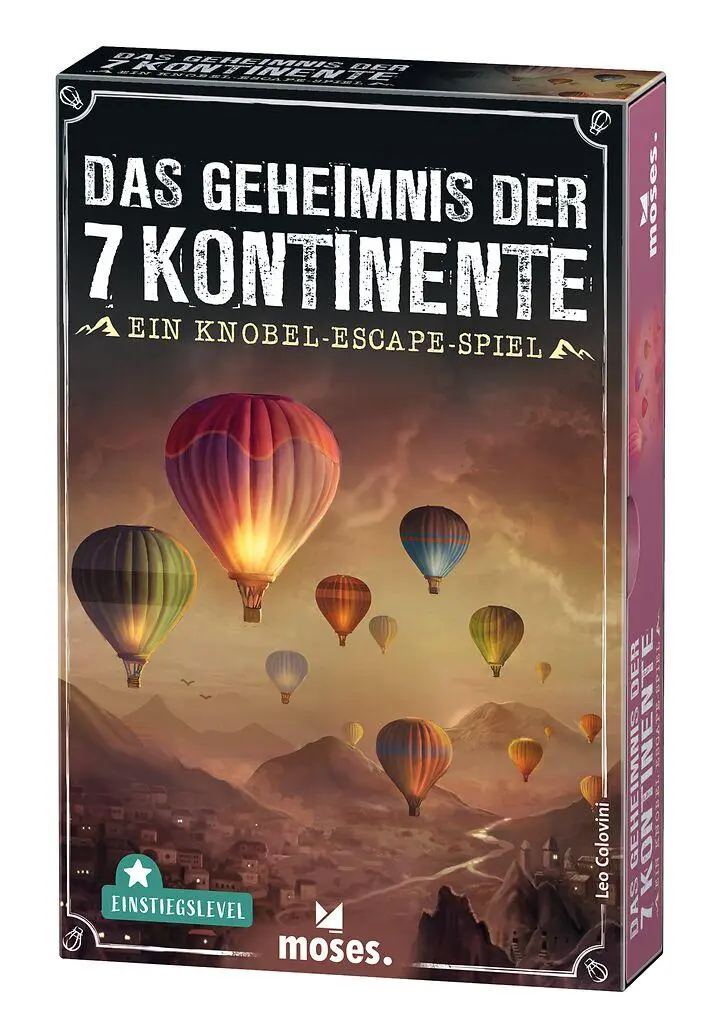 Cover: 4033477906069 | Das Geheimnis der 7 Kontinente | Ein Knobel-Escape Spiel | Colovini