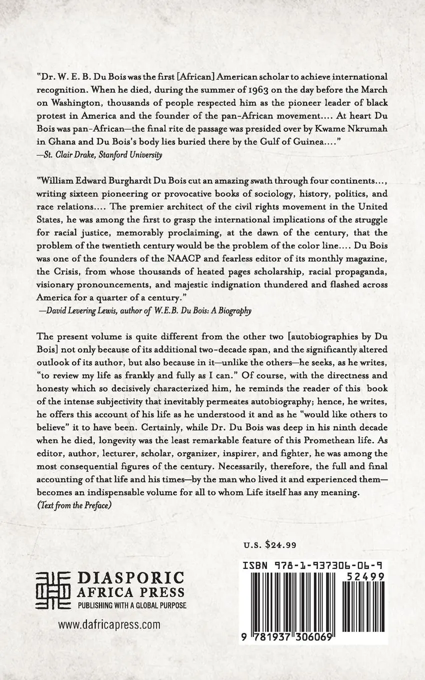 Rückseite: 9781937306069 | The Autobiography of W. E. B. DuBois | W. E. B. Du Bois | Taschenbuch
