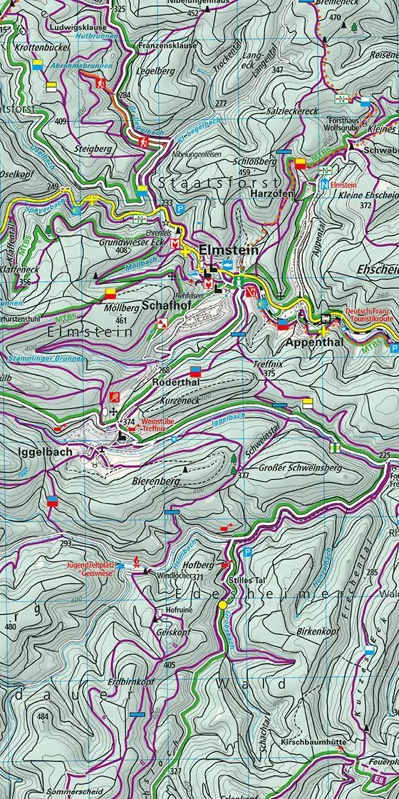 Bild: 9783259026069 | Kümmerly+Frey Outdoorkarte Deutschland 24 Pfälzerwald 1:50.000 | AG