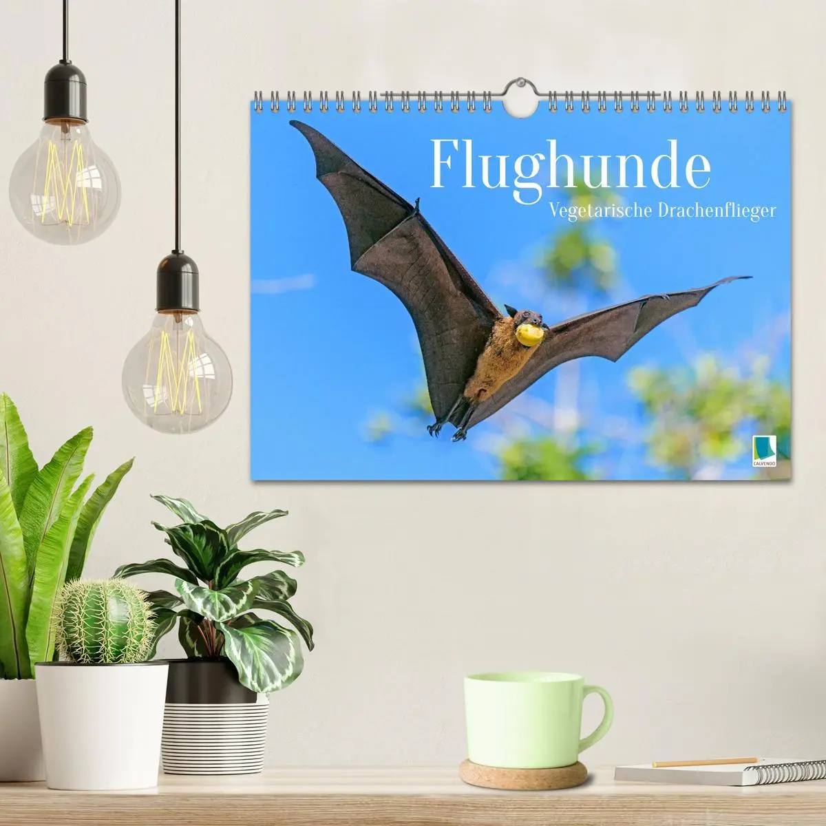 Bild: 9783457336069 | Flughunde: Vegetarische Drachenflieger (Wandkalender 2026 DIN A4...