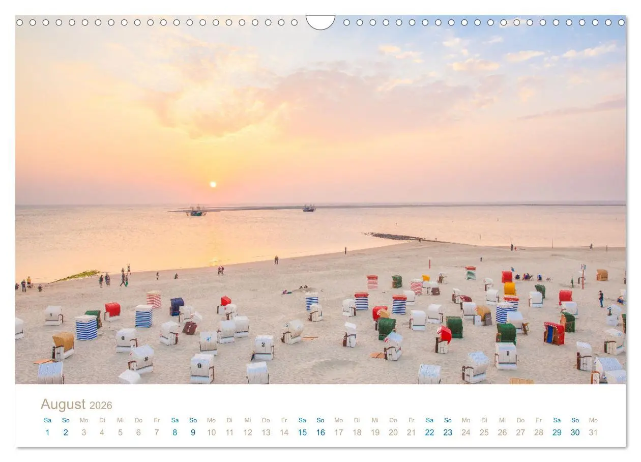 Bild: 9783457576069 | Meine Insel Borkum (Wandkalender 2026 DIN A3 quer), CALVENDO...