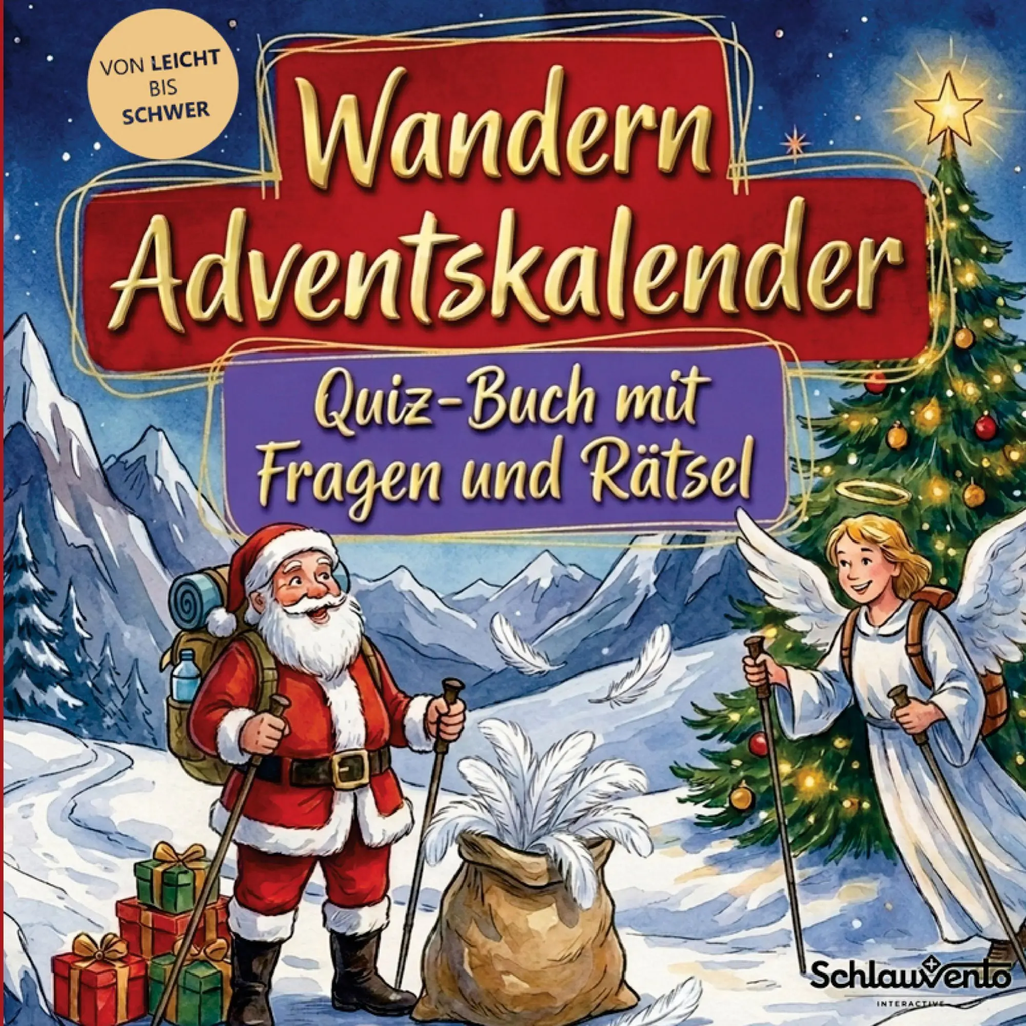 Cover: 9783693196069 | Wandern-Adventskalender: Quiz-Buch mit Fragen und Rätsel | Interactive
