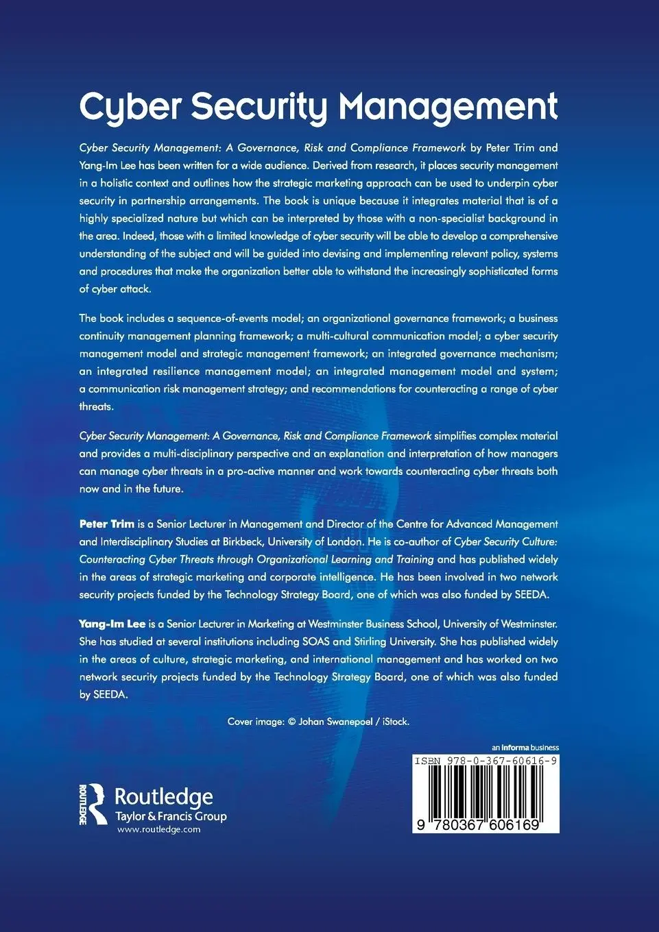 Rückseite: 9780367606169 | Cyber Security Management | Peter Trim (u. a.) | Taschenbuch | 2020
