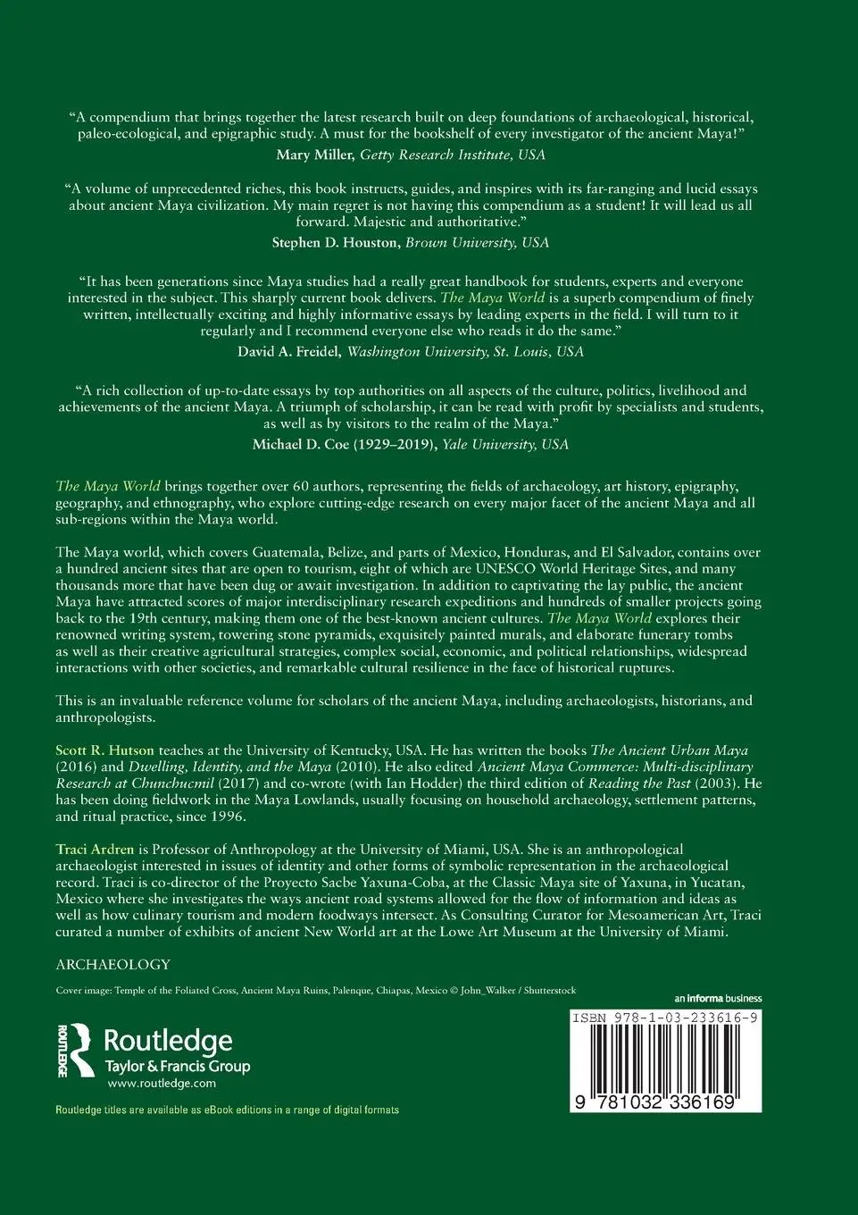 Rückseite: 9781032336169 | The Maya World | Scott R. Hutson (u. a.) | Taschenbuch | Englisch