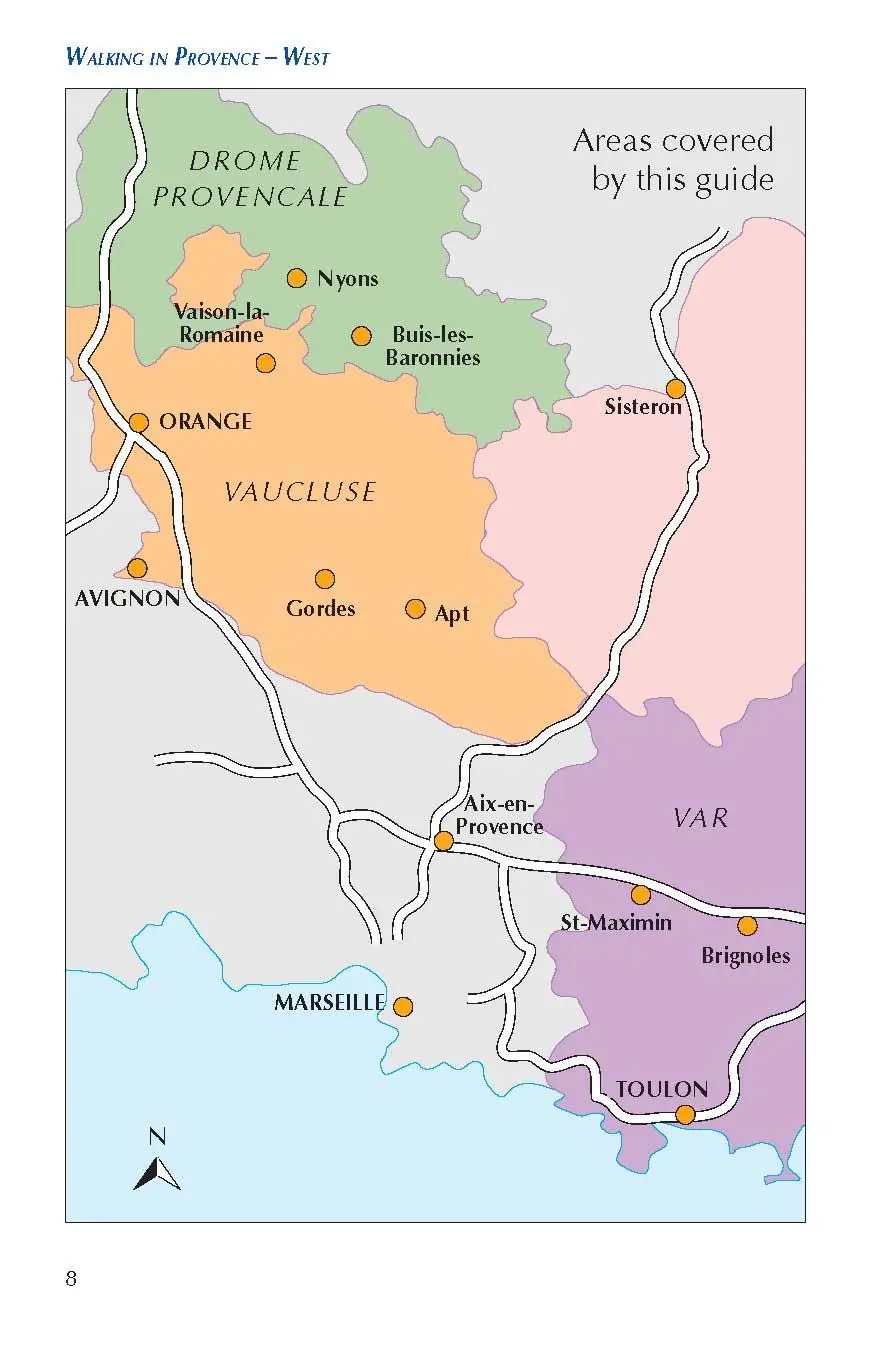 Bild: 9781852846169 | Walking in Provence - West | Drôme Provençal, Vaucluse, Var | Norton
