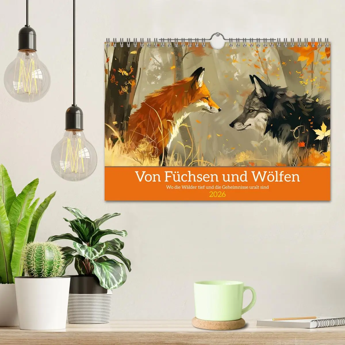 Bild: 9783457326169 | Von Füchsen und Wölfen (Wandkalender 2026 DIN A4 quer), CALVENDO...