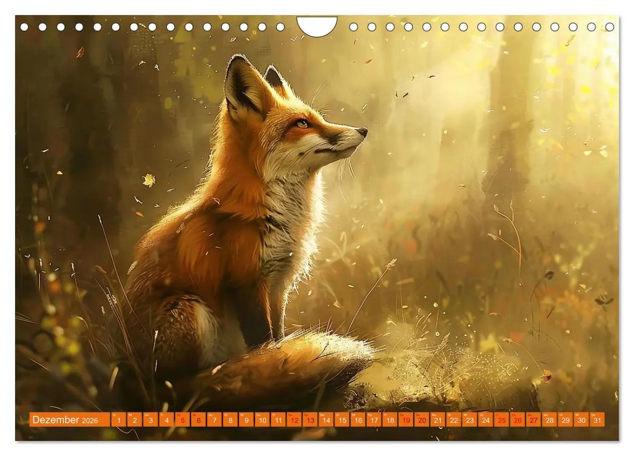 Bild: 9783457326169 | Von Füchsen und Wölfen (Wandkalender 2026 DIN A4 quer), CALVENDO...