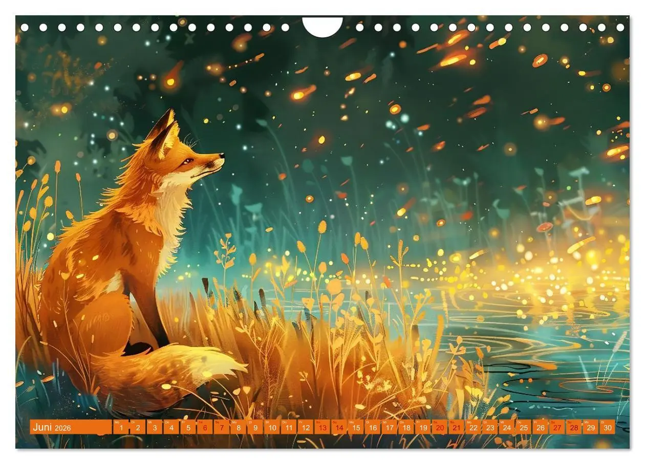 Bild: 9783457326169 | Von Füchsen und Wölfen (Wandkalender 2026 DIN A4 quer), CALVENDO...