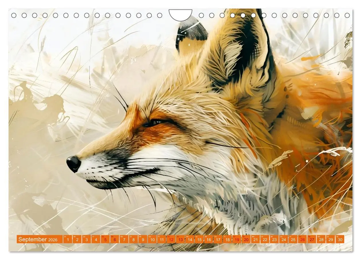 Bild: 9783457326169 | Von Füchsen und Wölfen (Wandkalender 2026 DIN A4 quer), CALVENDO...