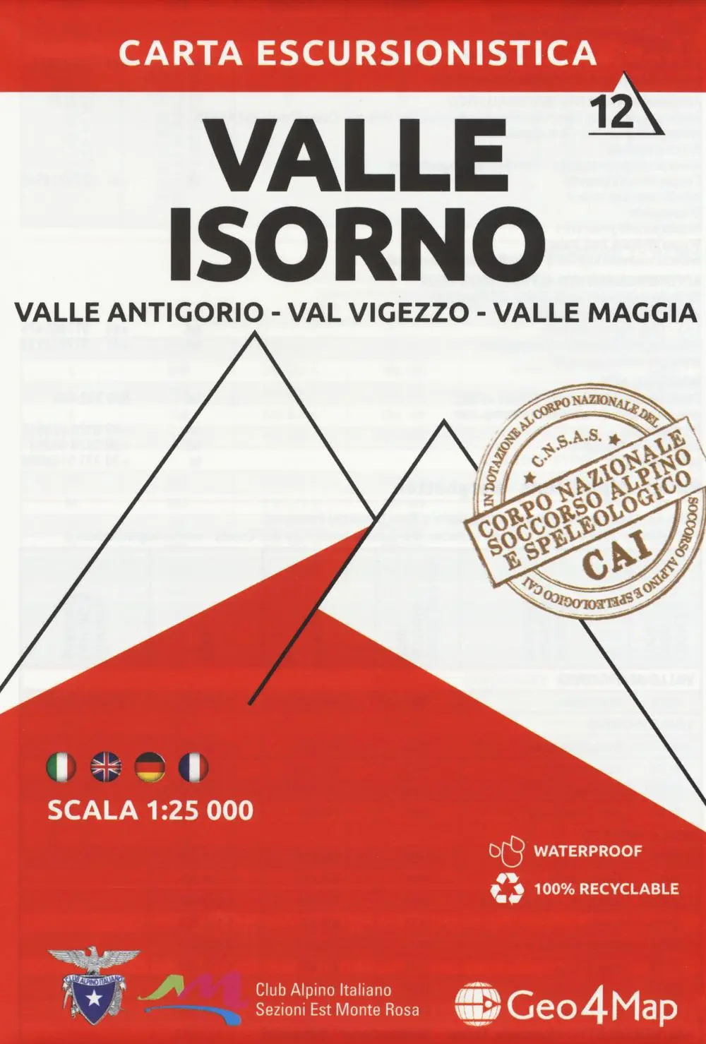 Cover: 9788899606169 | Valle Antigorio, Val Vigezzo, Valle Maggia | (Land-)Karte | Deutsch