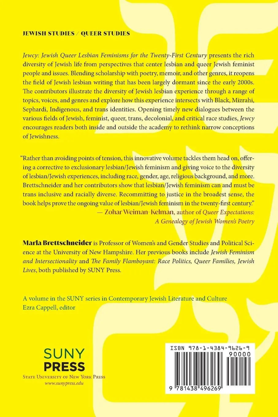 Rückseite: 9781438496269 | Jewcy | Jewish Queer Lesbian Feminisms for the Twenty-First Century