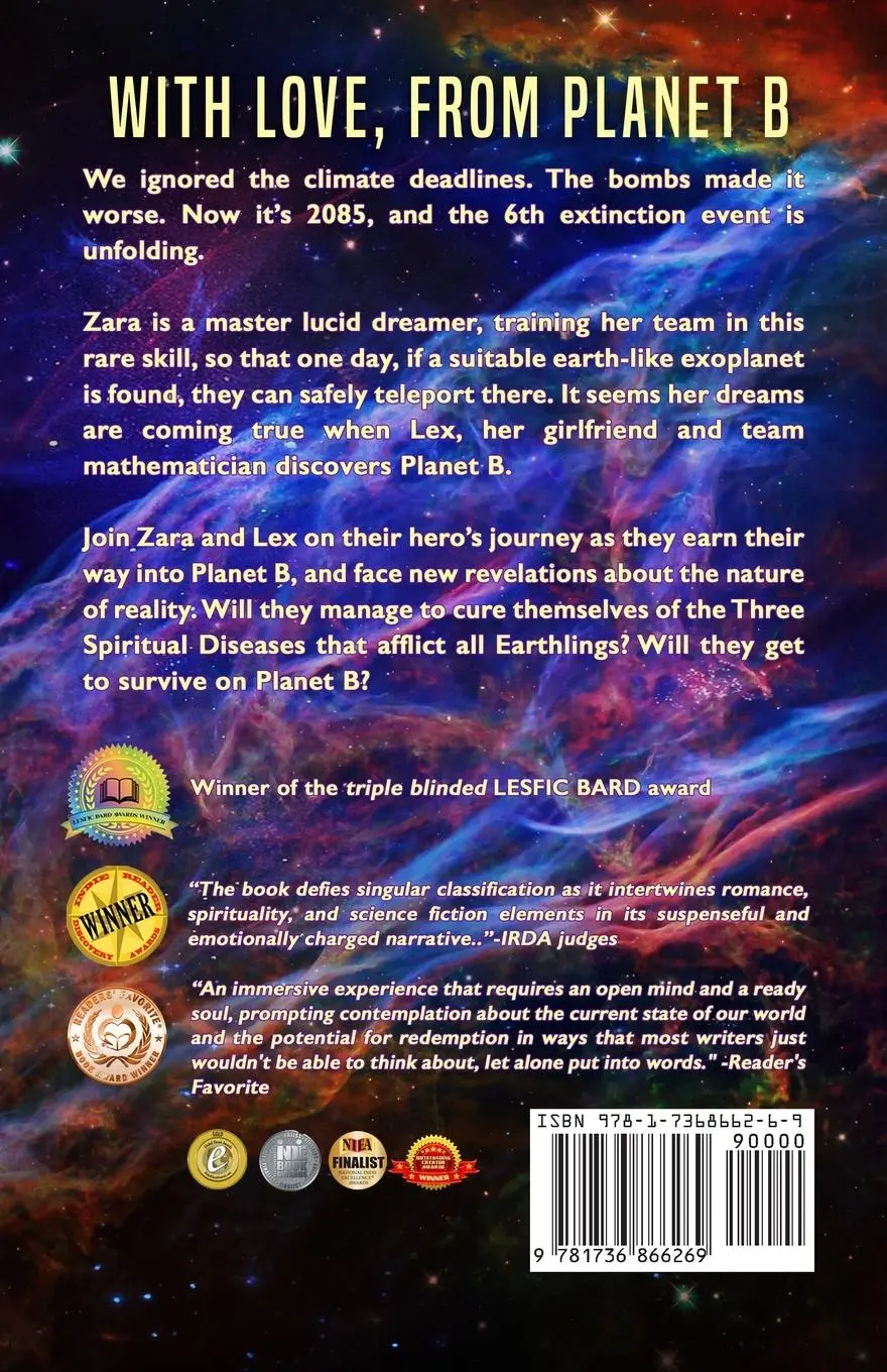 Rückseite: 9781736866269 | With Love, From Planet B | Zaayin Salaam MD | Taschenbuch | Englisch
