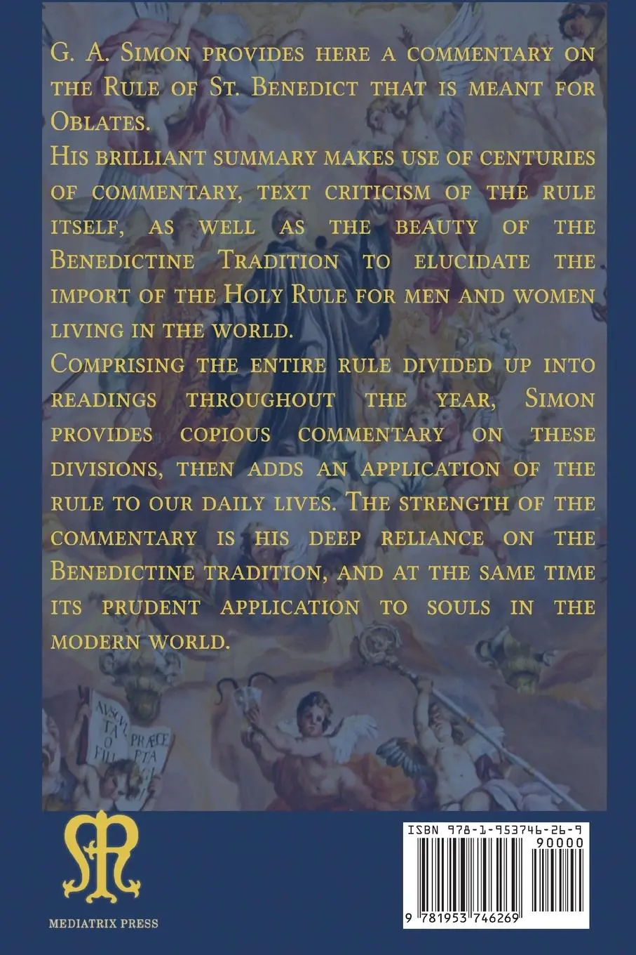 Rückseite: 9781953746269 | Commentary for Benedictine Oblates | On the Rule of St. Benedict