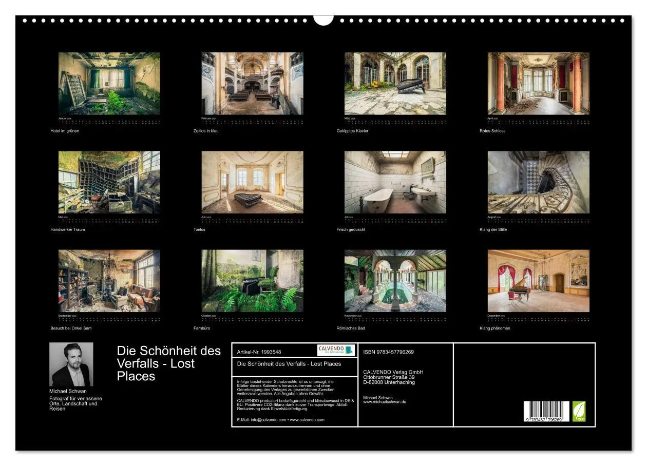 Bild: 9783457796269 | Die Schönheit des Verfalls - Lost Places (Wandkalender 2026 DIN A2...