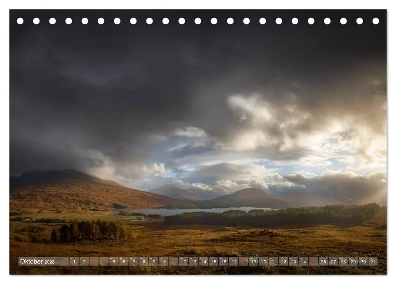 Bild: 9783457936269 | Herbstliches Schottland (Tischkalender 2026 DIN A5 quer), CALVENDO...