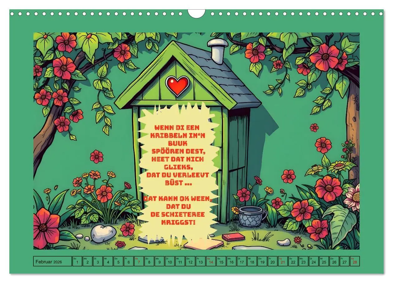 Bild: 9783516646269 | Plattdütsche Cartoons (Wandkalender 2026 DIN A3 quer), CALVENDO...