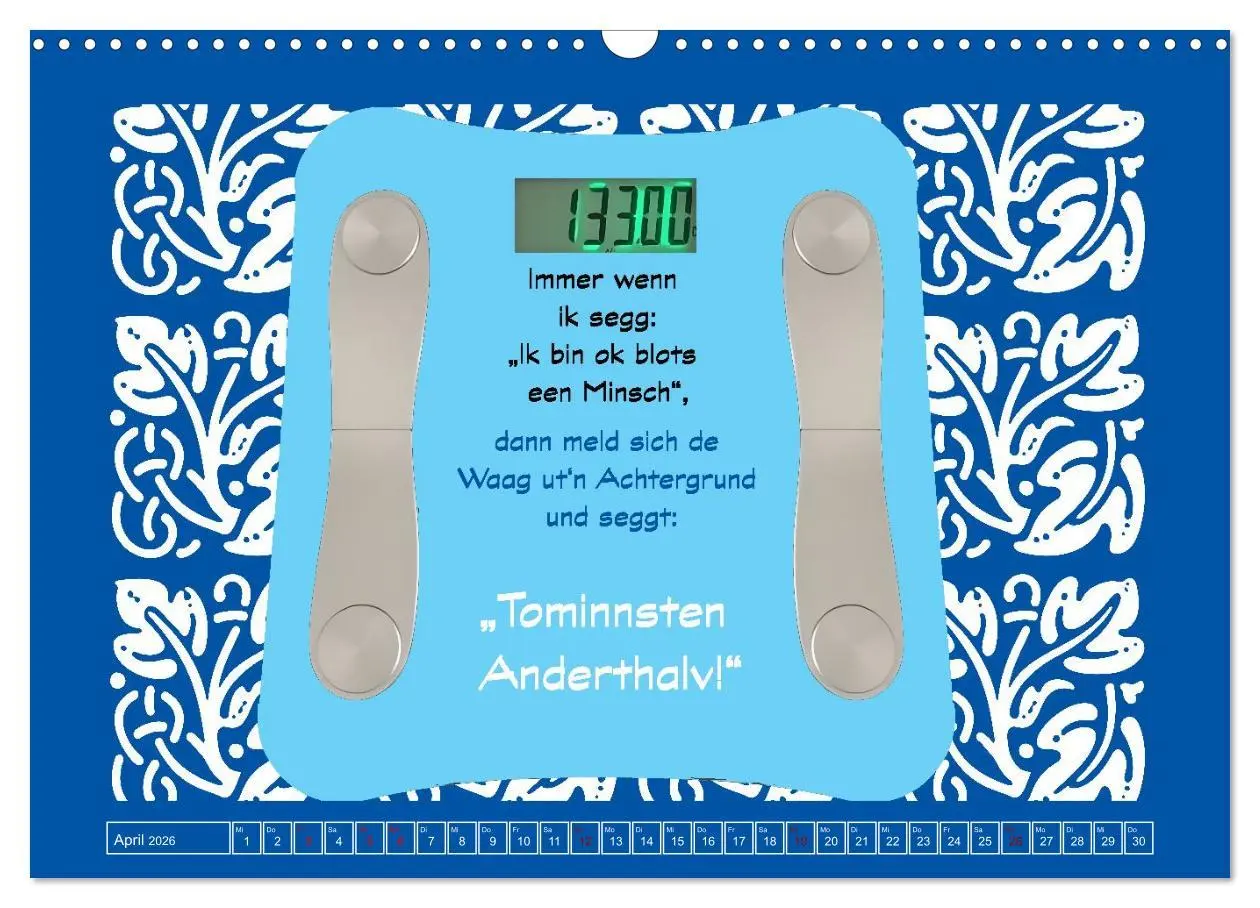 Bild: 9783516646269 | Plattdütsche Cartoons (Wandkalender 2026 DIN A3 quer), CALVENDO...