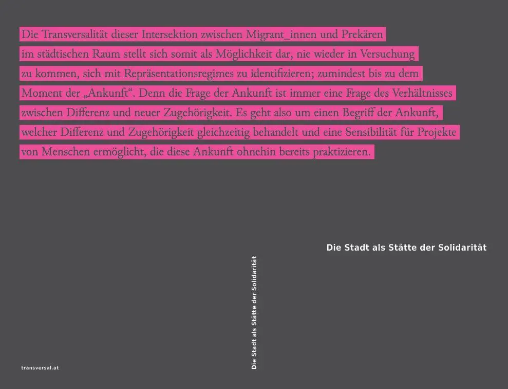 Cover: 9783903046269 | Die Stadt als Stätte der Solidarität | Niki Kubaczek | Taschenbuch